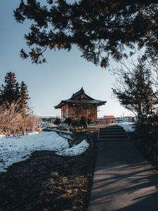 Preview wallpaper pagoda, temple, architecture, oriental