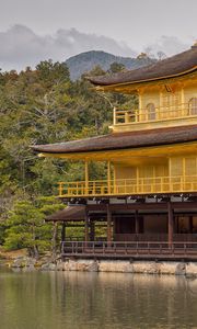 Preview wallpaper pagoda, temple, architecture, water