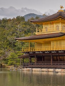 Preview wallpaper pagoda, temple, architecture, water