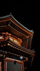 Preview wallpaper pagoda, temple, architecture, night
