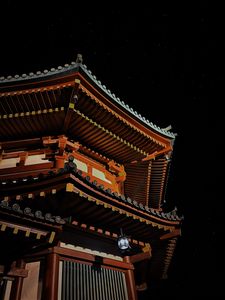 Preview wallpaper pagoda, temple, architecture, night