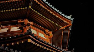 Preview wallpaper pagoda, temple, architecture, night