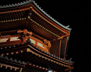 Preview wallpaper pagoda, temple, architecture, night