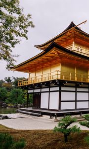 Preview wallpaper pagoda, temple, architecture, trees