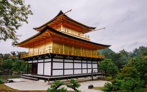 Preview wallpaper pagoda, temple, architecture, trees