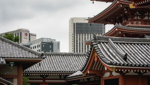 Preview wallpaper pagoda, temple, architecture, roof, japan