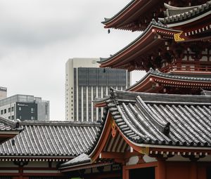 Preview wallpaper pagoda, temple, architecture, roof, japan