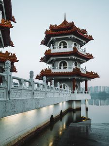 Preview wallpaper pagoda, temple, building, architecture, oriental