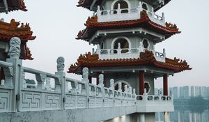 Preview wallpaper pagoda, temple, building, architecture, oriental