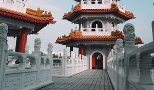Preview wallpaper pagoda, temple, building, oriental, architecture