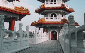 Preview wallpaper pagoda, temple, building, oriental, architecture