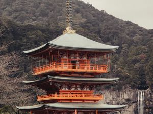 Preview wallpaper pagoda, temple, building, architecture