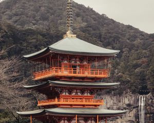 Preview wallpaper pagoda, temple, building, architecture