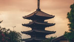 Preview wallpaper pagoda, temple, buildings, china, street