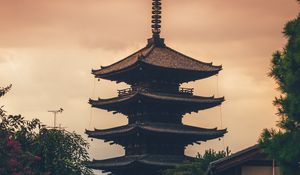 Preview wallpaper pagoda, temple, buildings, china, street