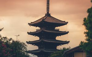 Preview wallpaper pagoda, temple, buildings, china, street