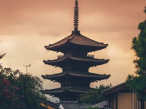 Preview wallpaper pagoda, temple, buildings, china, street