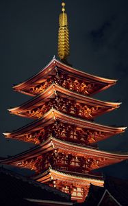 Preview wallpaper pagoda, tower, architecture, asia
