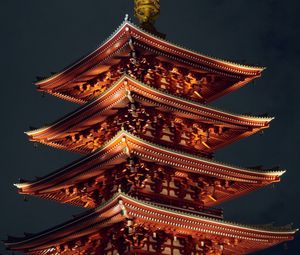 Preview wallpaper pagoda, tower, architecture, asia
