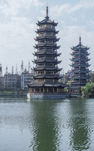 Preview wallpaper pagoda, tower, building, architecture, temple