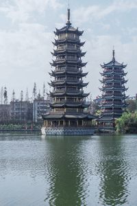 Preview wallpaper pagoda, tower, building, architecture, temple