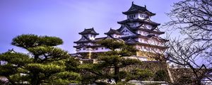 Preview wallpaper pagodas, architecture, trees, asia