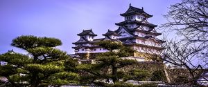 Preview wallpaper pagodas, architecture, trees, asia