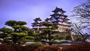 Preview wallpaper pagodas, architecture, trees, asia