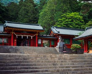 Preview wallpaper pagodas, buildings, steps, architecture, asia