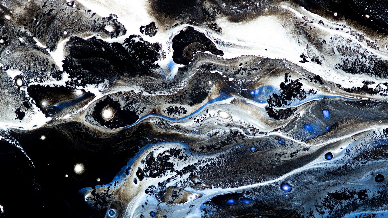 Wallpaper paint, abstraction, stains, liquid