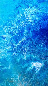 Preview wallpaper paint, abstraction, stains, blue