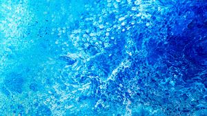 Preview wallpaper paint, abstraction, stains, blue