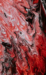 Preview wallpaper paint, acrylic, stains, red, black
