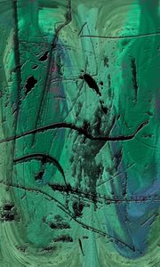 Preview wallpaper paint, blots, canvas, green