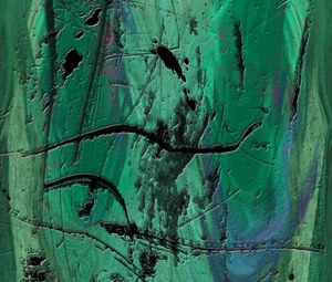 Preview wallpaper paint, blots, canvas, green