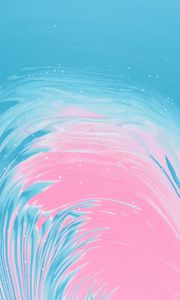 Preview wallpaper paint, blue, pink, lines, stains