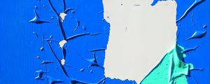 Preview wallpaper paint, blue, white, texture, art