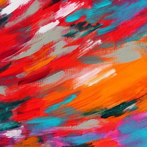 Preview wallpaper paint, brushstrokes, colorful, abstraction, texture