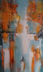 Preview wallpaper paint, brushstrokes, texture, colorful, abstraction