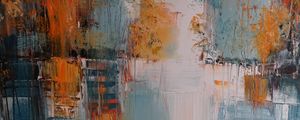 Preview wallpaper paint, brushstrokes, texture, colorful, abstraction