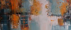 Preview wallpaper paint, brushstrokes, texture, colorful, abstraction