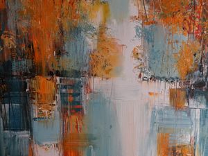 Preview wallpaper paint, brushstrokes, texture, colorful, abstraction