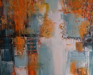 Preview wallpaper paint, brushstrokes, texture, colorful, abstraction