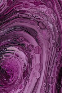 Preview wallpaper paint, bubbles, purple, liquid, abstraction