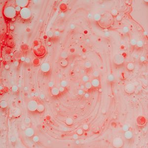 Preview wallpaper paint, bubbles, stains, macro, abstraction, pink