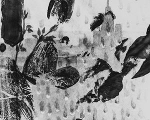 Preview wallpaper paint, bw, spots, abstraction