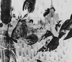 Preview wallpaper paint, bw, spots, abstraction