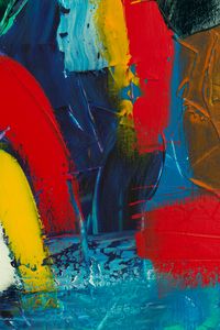 Preview wallpaper paint, canvas, abstraction, multicolored, art