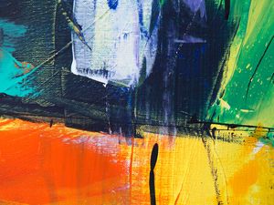 Preview wallpaper paint, canvas, abstraction, colorful, brush strokes