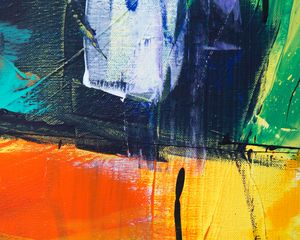 Preview wallpaper paint, canvas, abstraction, colorful, brush strokes